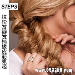 流行美新娘发型 diy3