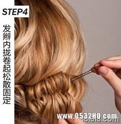 流行美新娘发型 diy4