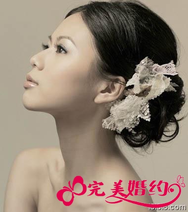 清新新娘发型设计图片