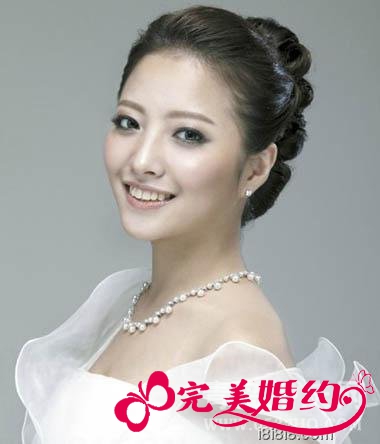 轻熟风韩式新娘发型