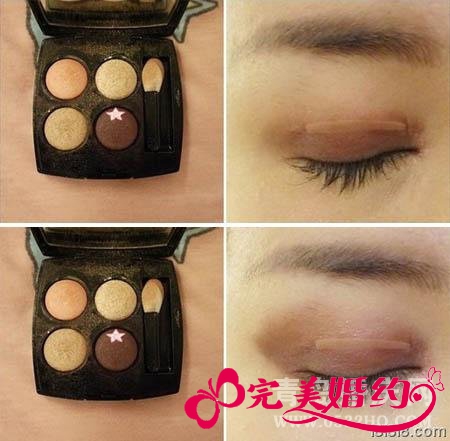 内双怎么画眼妆第二步