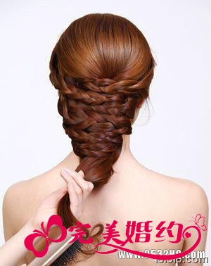 流行美新娘发型2