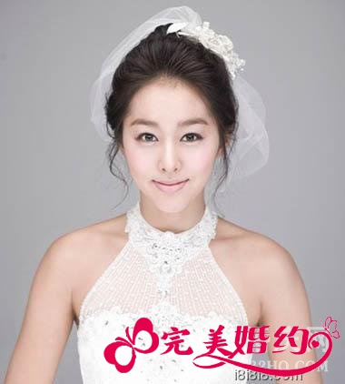 新娘妆的发型