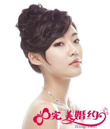 最高雅的韩式新娘发型