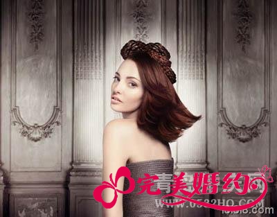 法国最新新娘发型2