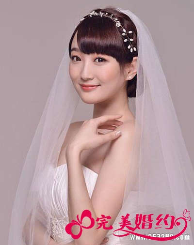 新娘发型浪漫赏 青春美好动人心