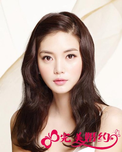 新娘裸妆造型搭配 做清纯自然美新娘