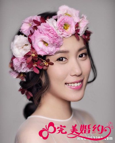 如花似玉的装扮 让新娘美的更娇艳