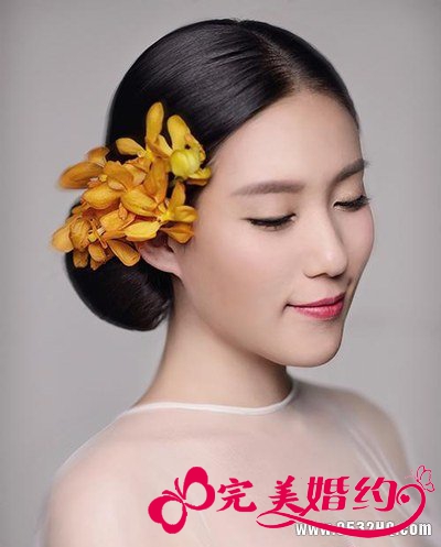 如花似玉的装扮 让新娘美的更娇艳