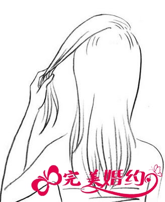 浪漫的新娘侧扎发辫大攻略（图解）