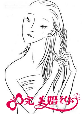 浪漫的新娘侧扎发辫大攻略（图解）