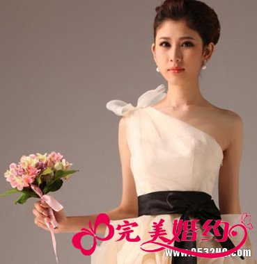 8款简单的韩国伴娘发型图片欣赏
