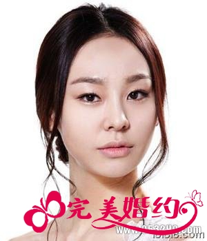 流行美新娘发型