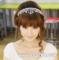 齐刘海的新娘发型2：性感版