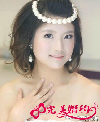 新娘化妆造型之头饰造型