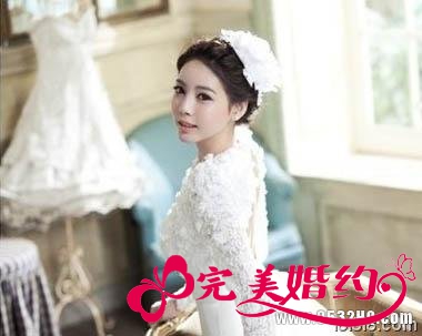 韩式新娘发型图片2