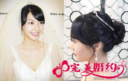 新娘结婚当天发型2