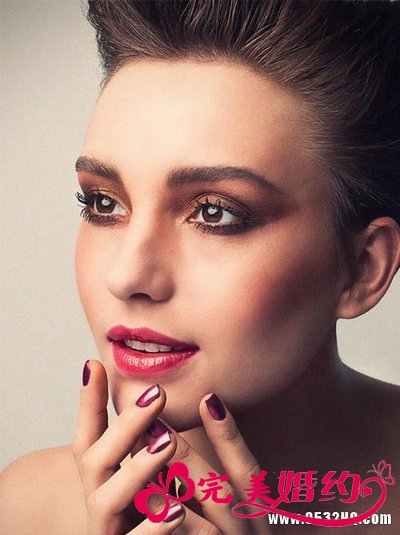 浪漫多情新娘彩妆 用精美妆点美丽