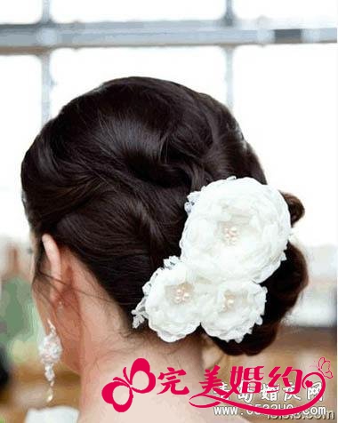 韩式结婚新娘发型2