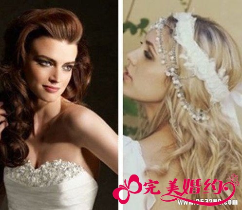 气质新娘从头开始 欧美气质新娘发型