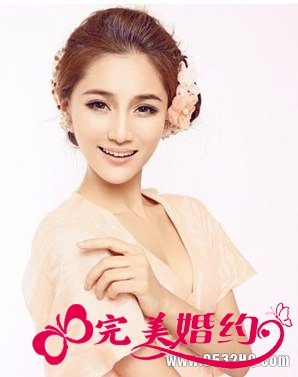 清爽优雅新娘发型设计图片