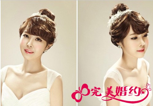 韩式新娘发型图片