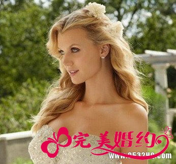 最新流行新欧美风格新娘发型推荐