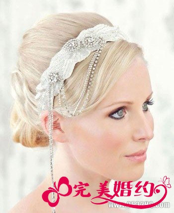 时尚新娘头饰魅力来袭 为新娘更添柔情