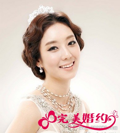 2013韩国新娘发型图片 如童话公主般唯美