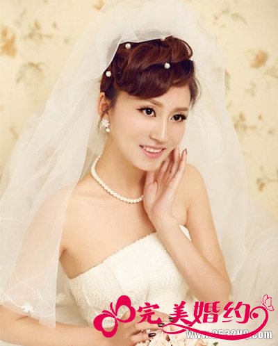 大众化新娘跟妆造型 浪漫美丽又大方