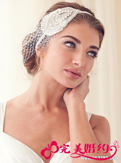 简约优雅新娘造型 展现新娘别样风采
