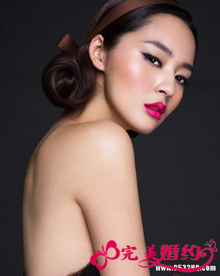 经典时尚新娘造型 千变万化的美丽