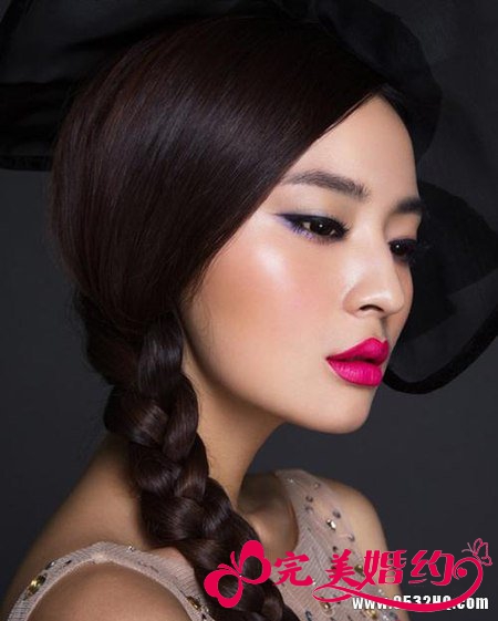 经典时尚新娘造型 千变万化的美丽