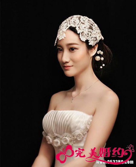 浪漫多情的新娘发型 让美丽的女人更自信
