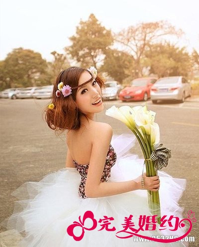 浪漫娇美跟妆造型 让新娘更美丽