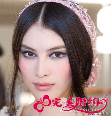 Chanel风格时尚新娘彩妆2
