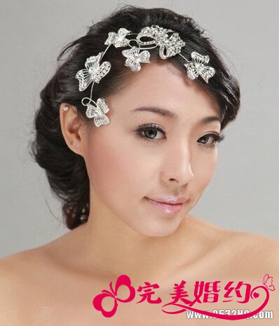 冬季古典新娘妆造型赏析