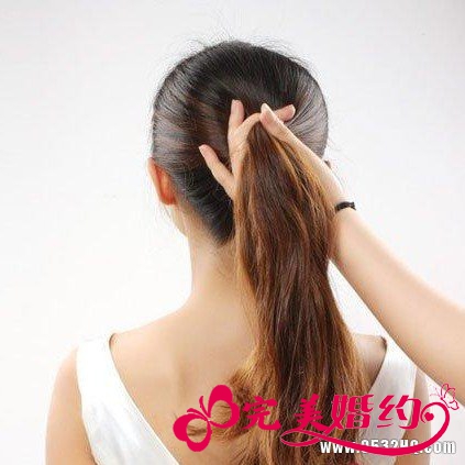 简单易学的新娘发型