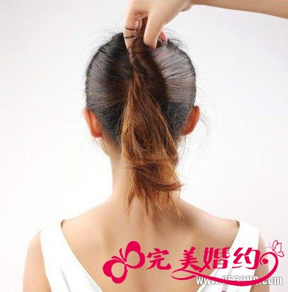 简单易学的新娘发型