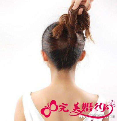 简单易学的新娘发型