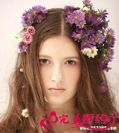 花朵新娘造型 最是那一抹娇羞