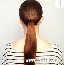 韩式新娘盘发发型教程1