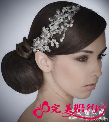 2012最新新娘造型 低发髻