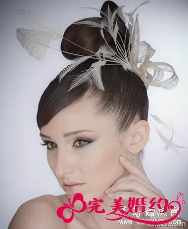 2012最新新娘造型 高发髻