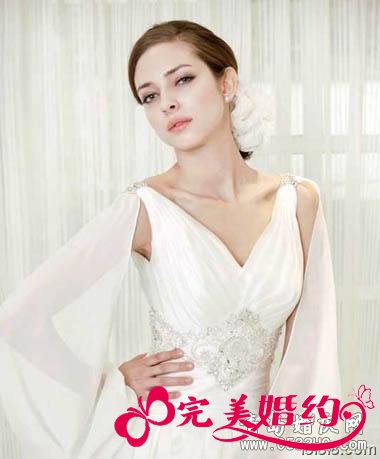 温婉的时尚新娘造型