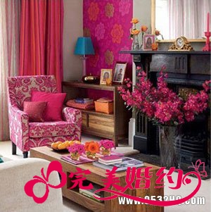 枚红色婚房装饰 打造时尚完美婚房