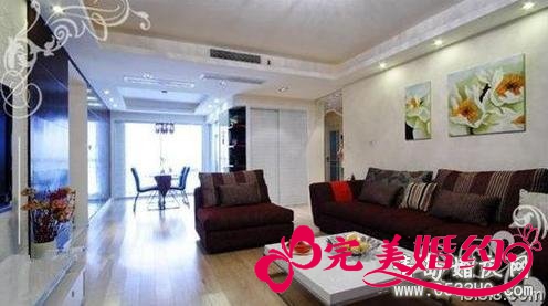 小户型中式装修:客厅