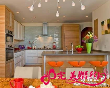 混搭风格小厨房装修效果图