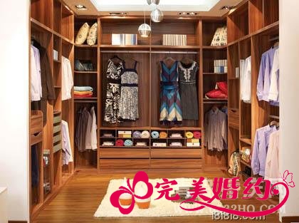 衣帽间装修效果图之大气豪华篇