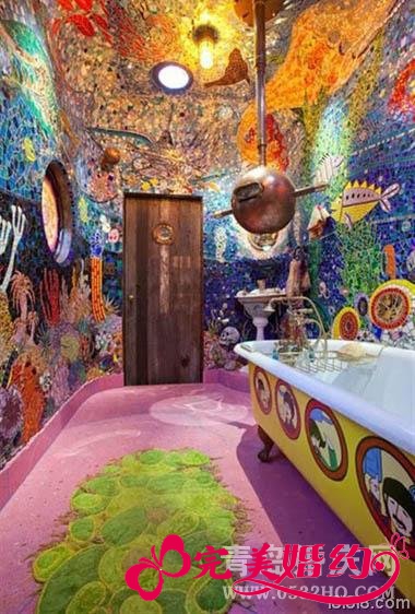 婚房卫生间装修效果图2